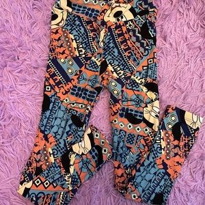 Minnie LulaRoe leggings size L/XL worn only a few times